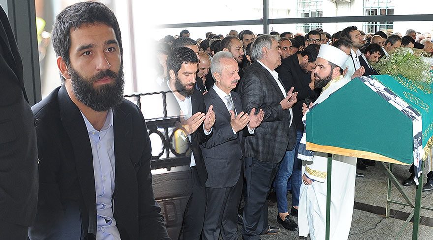 Arda Turan Tahir Küçel’i son yolculuğuna uğurladı