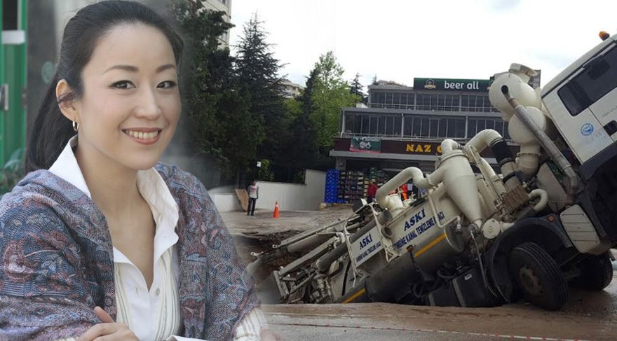 Ayumi Takano Ankara’da meydana gelen yol çökmesi hakkında paylaşım yaptı