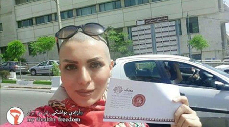 İranlı kadının ‘saçsız’ çığlığı