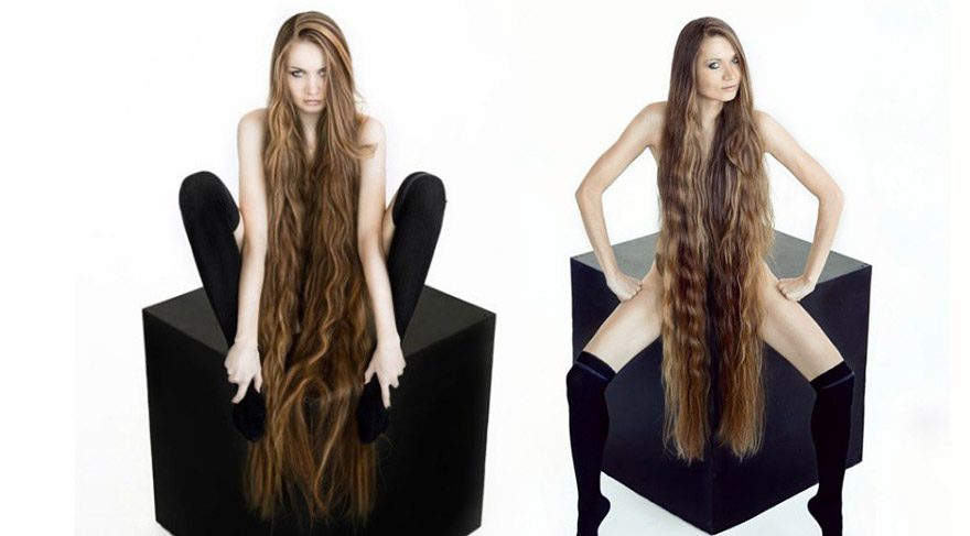 Dashik Gubanova 13 yıldır saçlarını kestirmiyor