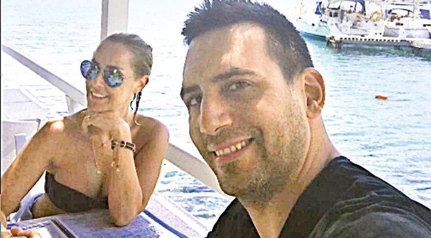 Taze çiftin tatil keyfi