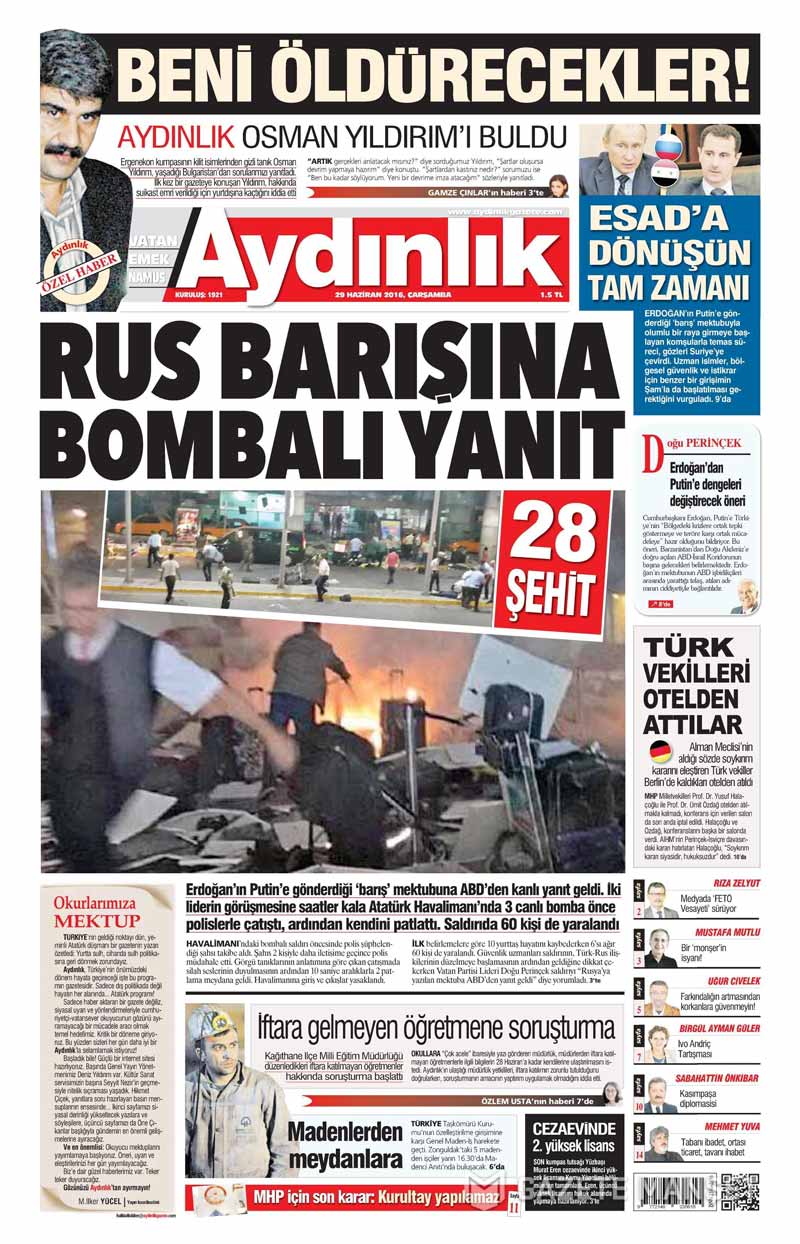 İşte Atatürk Havalimanı saldırısıyla ilgili tüm haberler 56