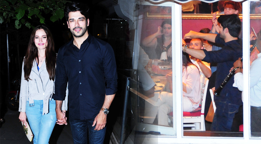 Fahriye Evcen yeni yaşına Burak Özçivit’in partisiyle girdi
