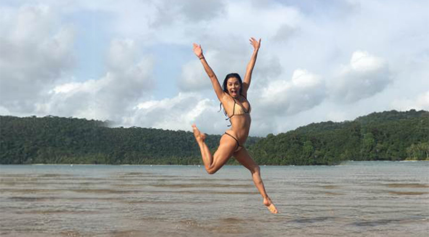 Eva Longoria balayında