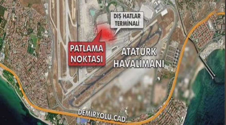 Saldırı için Türkiye'nin en yoğun havalimanı seçildi.
