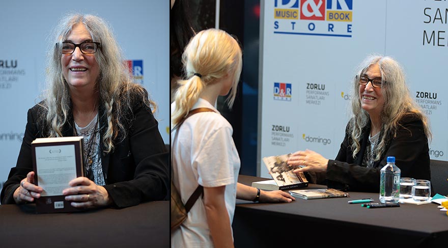 Efsane sanatçı Patti Smith hayranlarıyla buluştu