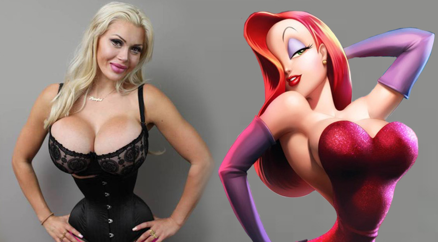 Jessica Rabbit’e benzemek isteyen Pixee Fox Türkiye’ye geliyor
