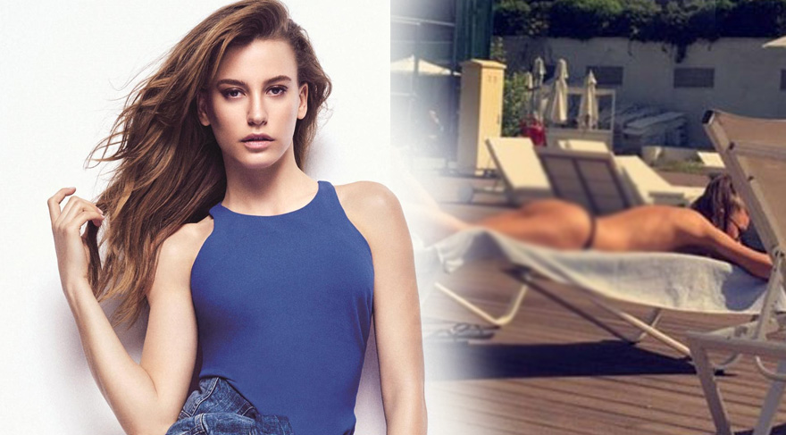 Serenay Sarıkaya şezlongda güneşlenme fotoğrafının kendisine ait olmadığını söyledi