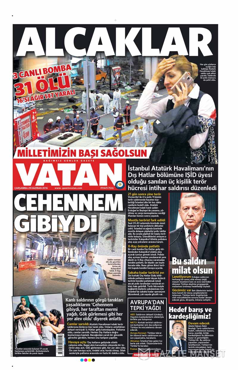 İşte Atatürk Havalimanı saldırısıyla ilgili tüm haberler 15