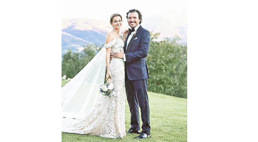 Kır düğünüyle evlendiler