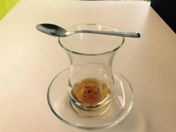 Daha fazla çay içmeme sembolü