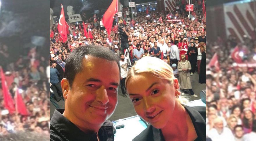 Acun Ilıcalı Kısıklı Meydan’da Hadise ile selfie çekti