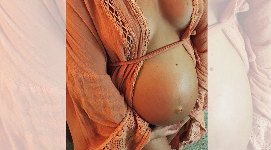 Candice Swanepoel’den cesur hamilelik fotoğrafı