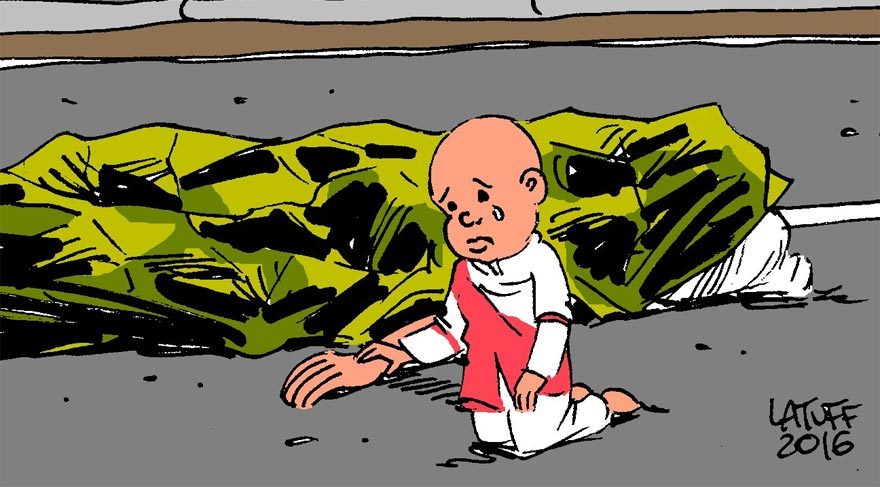 Carlos Latuff Nice saldırısını çizdi