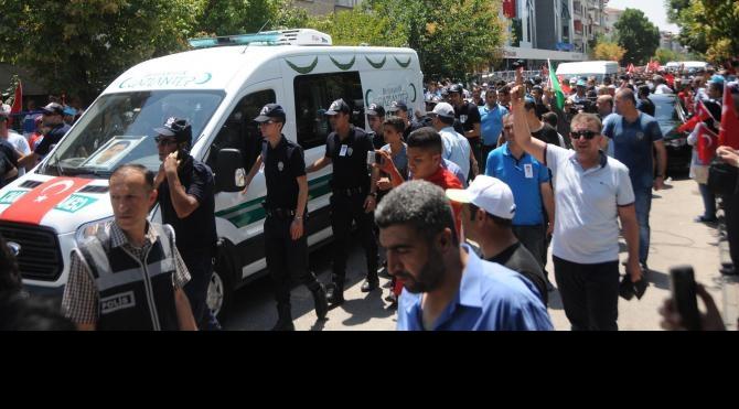 Ankara Gölbaşı'nda şehit olan polis, gözyaşlarıyla uğurlandı