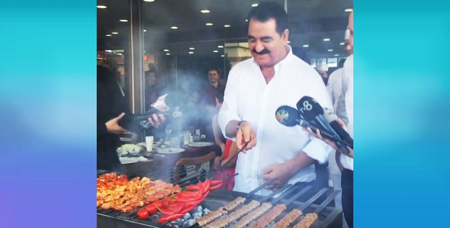 İbrahim Tatlıses’ten kebap şov