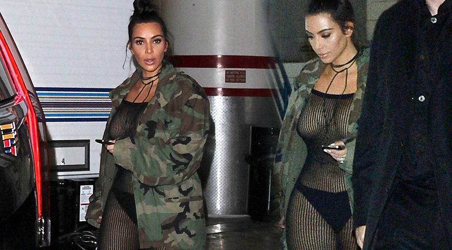 Kim Kardashian yine transparan