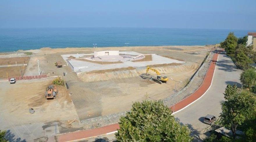 Alaplı’da amfi tiyatro çalışması