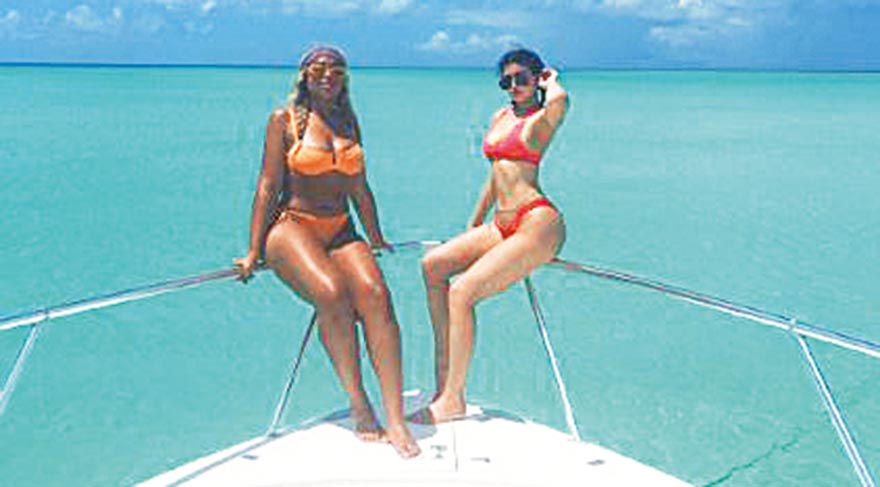Kardashian’lar Bahamalar’da