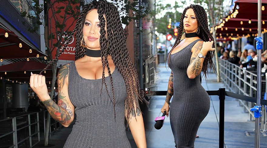 Amber Rose saç rengini değiştirdi