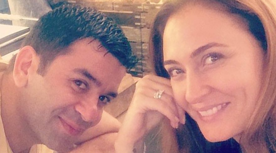 Ceyda Düvenci, kocası Bülent Şakrak’ın doğum gününü kutladı