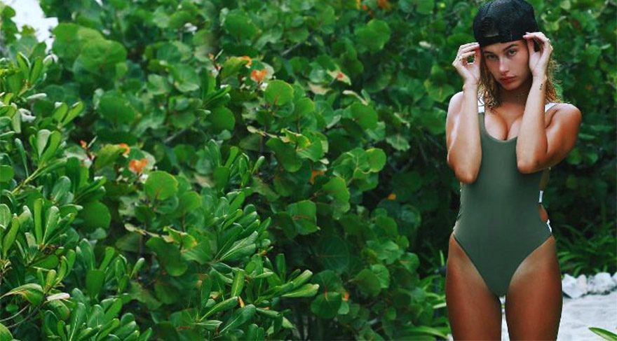 Hailey Baldwin mayosu sosyal medyayı salladı