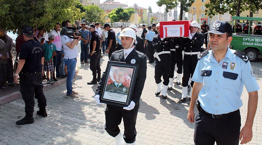 Şehitlere son görev