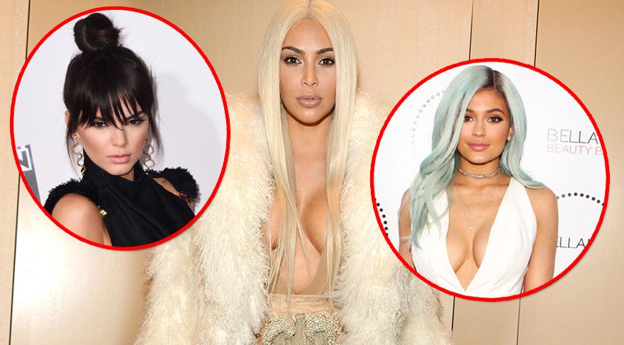 Kardashian/Jenner ailesinin saçları peruklu çıktı