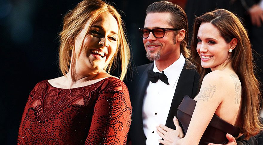 Adele, Brad Pitt ve Angelina Jolie ayrılığı hakkında konuştu