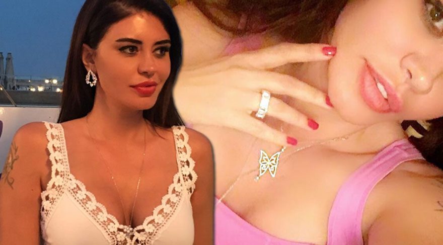 Ebru Polat yüzüğünü gösterdi