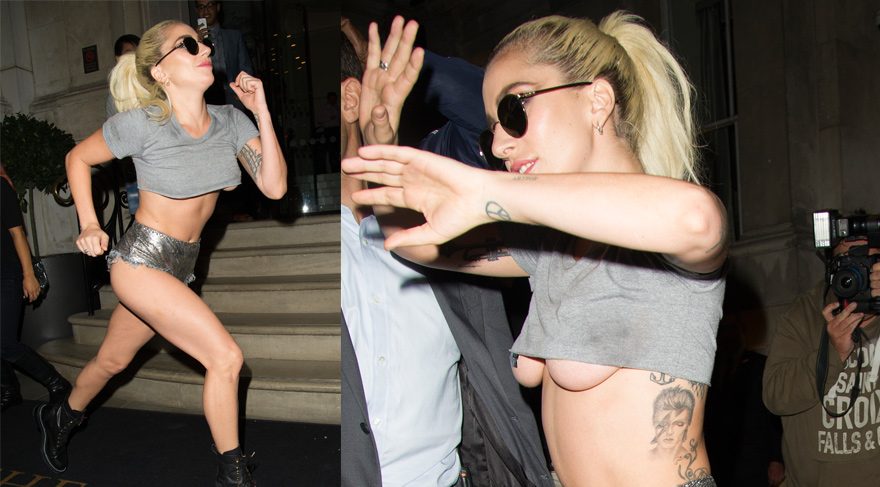 Lady Gaga hayranlarına koştu