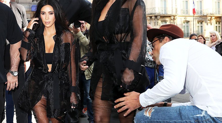 Kim Kardashian Paris Moda Haftası’nda tacize uğradı
