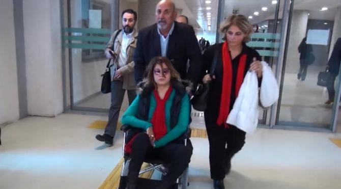 Spiker eşini döven kocanın yargılamasına devam edildi