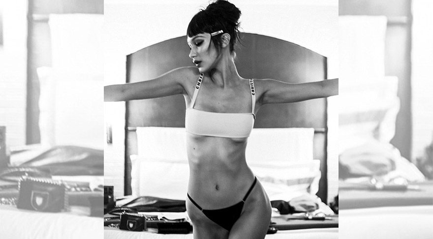 Bella Hadid’den seksi fotoğraf çekimi