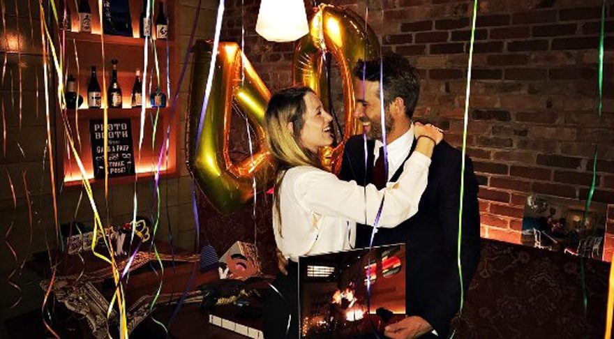 Blake Lively’den Ryan Reynolds’a sürpriz doğum günü kutlaması