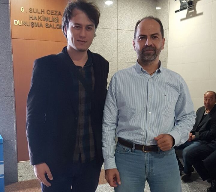 TGB Genel Başkanı Çağdaş Cengiz ve Aydınlık gazetesi Yayın Koordinatörü İlker Yücel de adliyeye gelerek Mahruki'ye destek ziyaretinde bulundular.