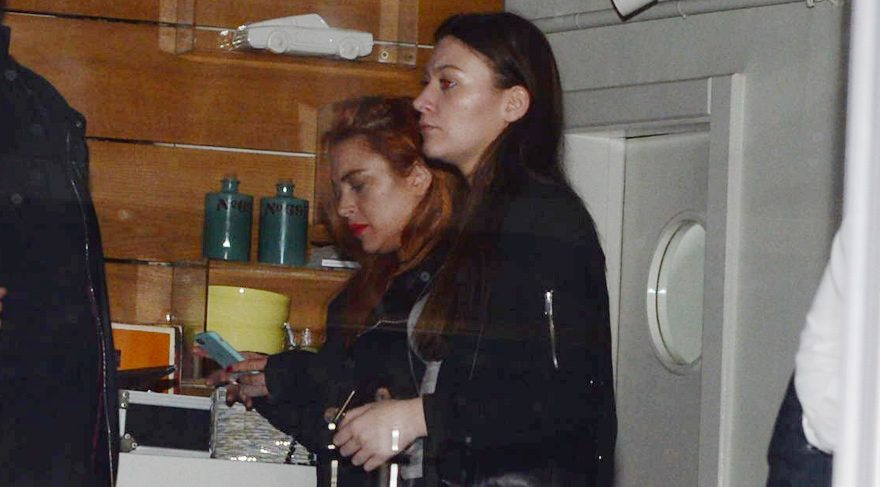 Lindsay Lohan İstanbul gecelerinde boy gösteriyor