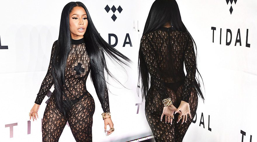 Nicki Minaj, cesur stiliyle damga vurdu