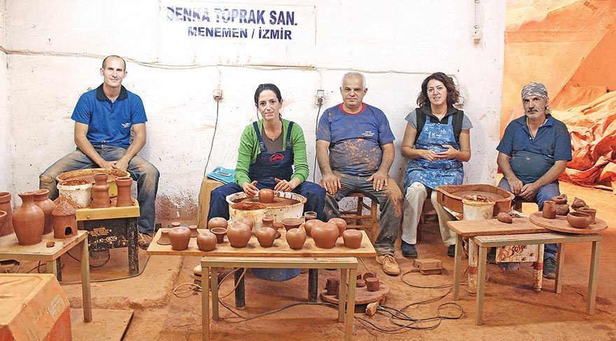 Çömlek ustası Amerikalı Joel