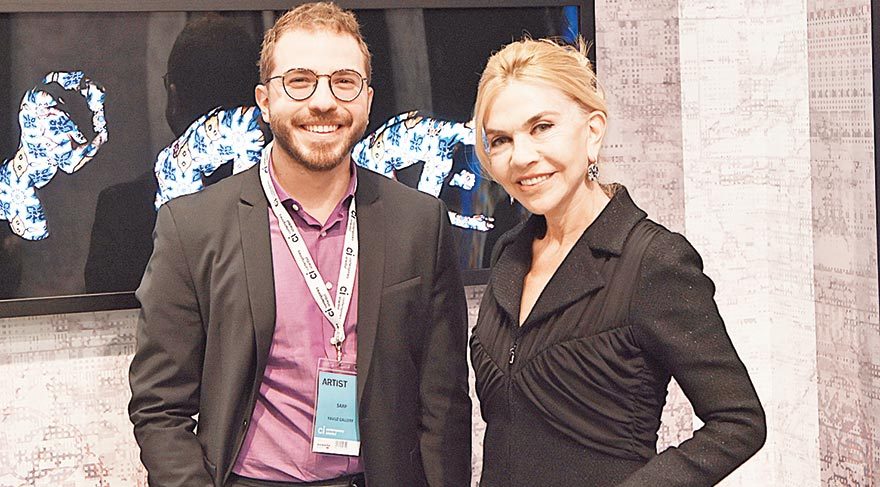 Çağdaş sanat fuarında solo şov