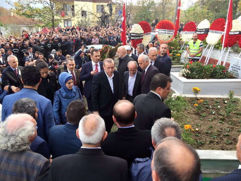 FOTO:İHA -Cumhurbaşkanı Erdoğan da Sakarya'daki törene katılmış burada yaptığı konuşmada 