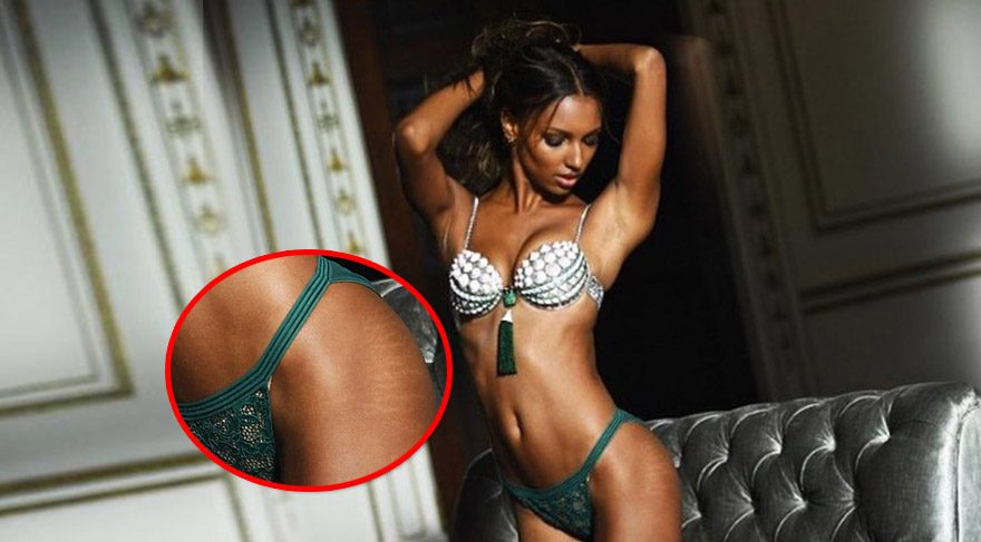 Victoria’s Secret modeli Jasmine Tookes’un çatlakları olay oldu