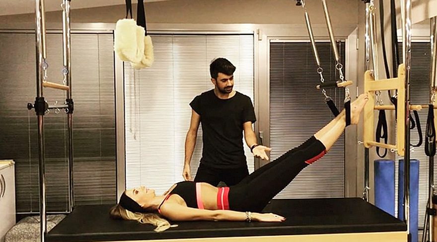 Özge Ulusoy’dan aletli pilates