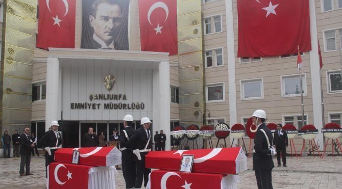Şanlıurfa'da şehit polisler için tören