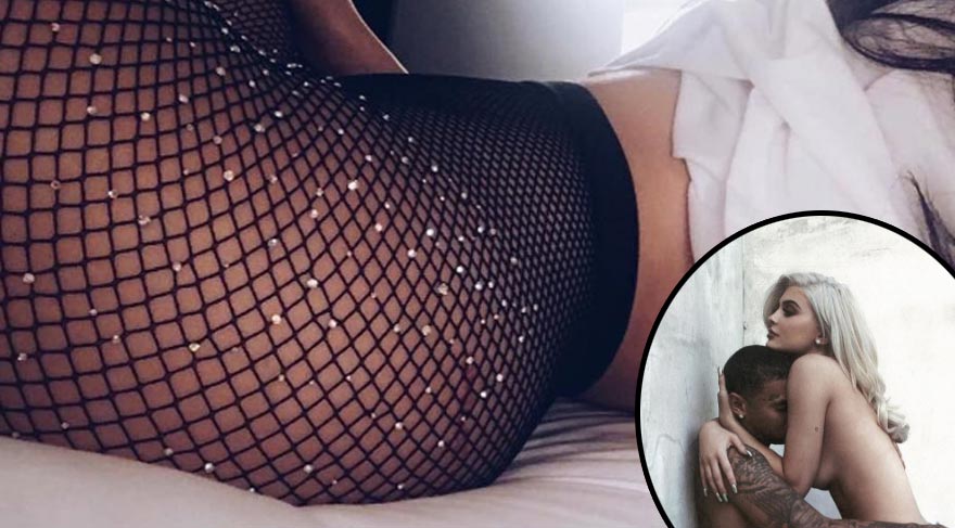 Kylie Jenner’in dikkat çeken çorabı