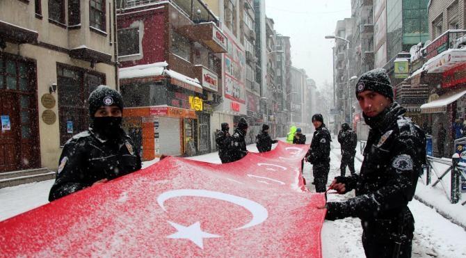 Zonguldak’ta Sarıkamış yürüyüşü
