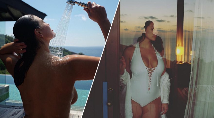 Büyük beden model Ashley Graham’ın pozuna beğeni yağdı