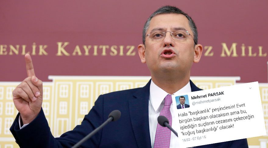 MHP’li Parsak’ın tweetini paylaşan CHP’li Özgür Özel, Twitter’da gündem oluşturdu