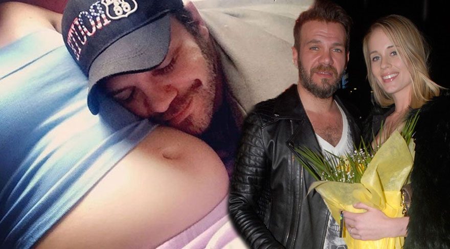 Tolga Karel, kızına hamile olan eşiyle fotoğraf paylaştı