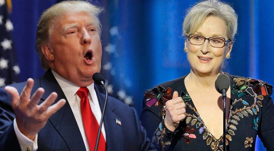 Trump’tan Meryl’e yanıt gecikmedi